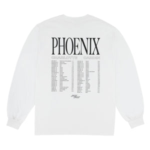 PHOENIX TOUR TEE WHITE LONG SLEEVE